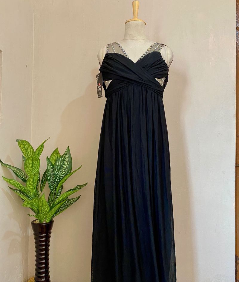 Elegant Black Evening Gown