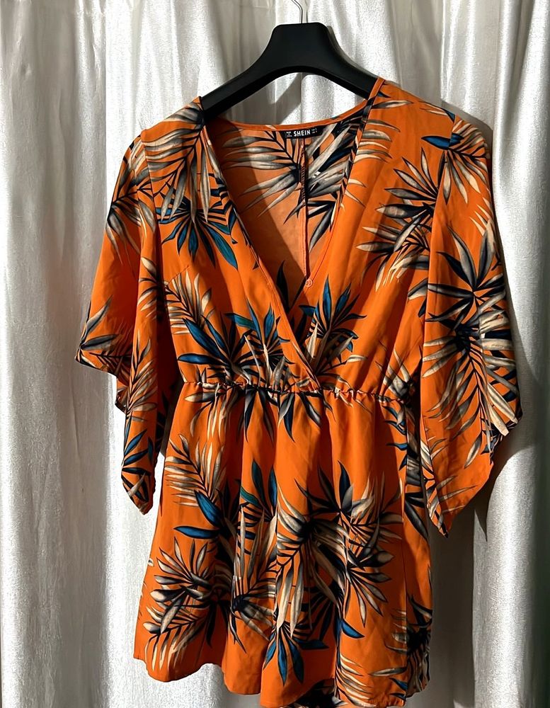 Tropical Print Dress