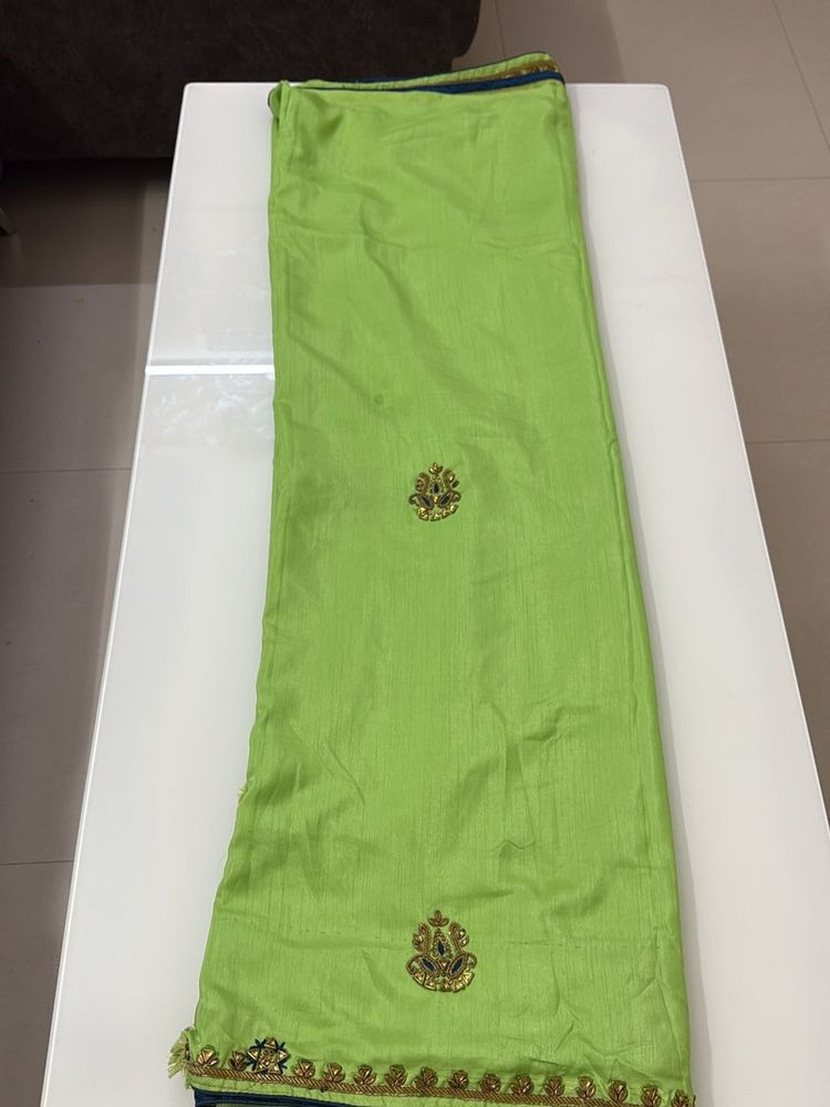 Elegant Green Saree