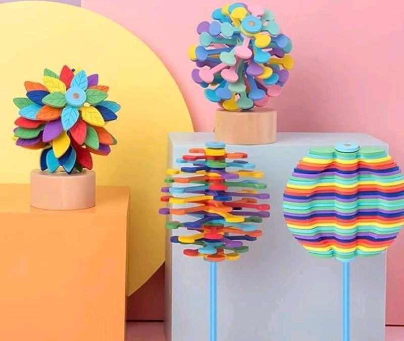 Unique Educational Spinning Wheel Toy for Baby Kid