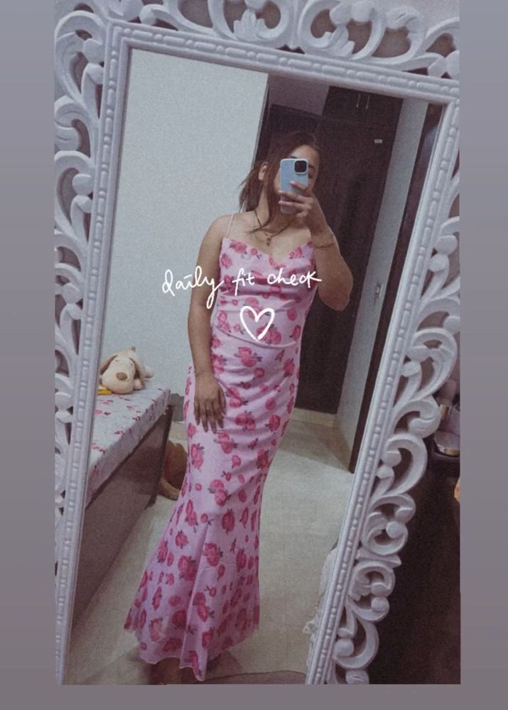 Floral Print Maxi Dress