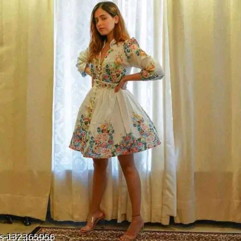 Floral Print Fit &amp; Flare Dress