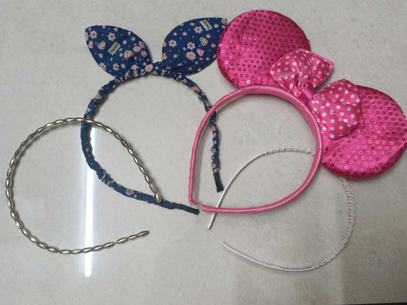 Cute Headband Set of 4
