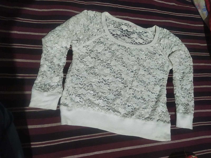 White Lace Top