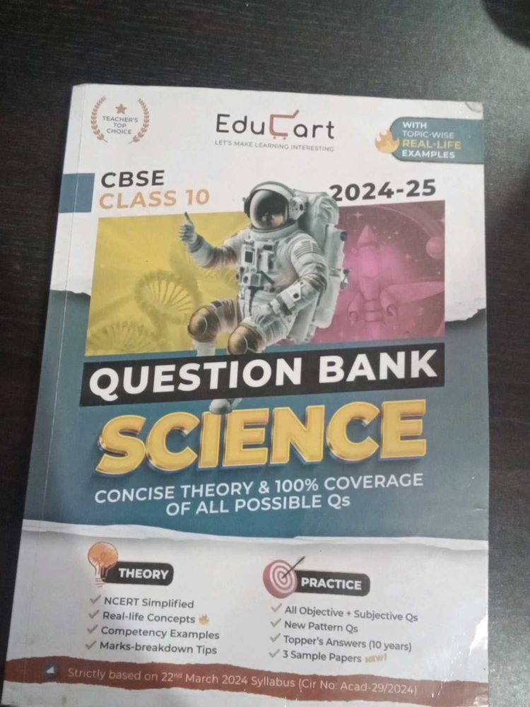 Educart Question Bank Class 10 Cbse Science