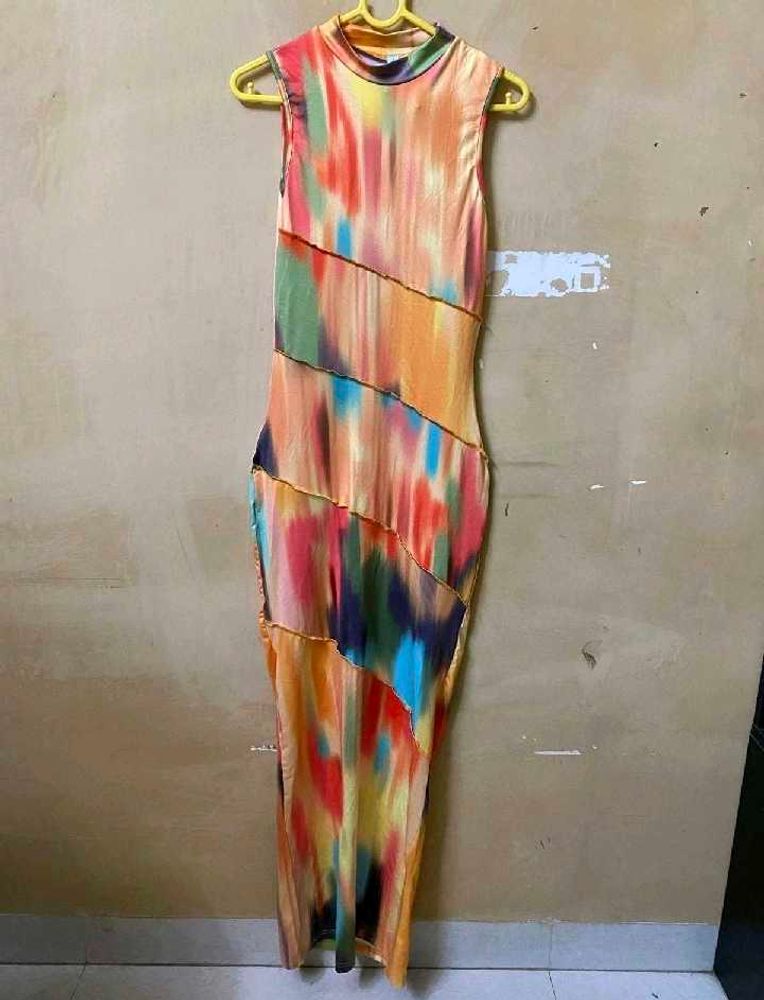 Abstract Bodycon Dress