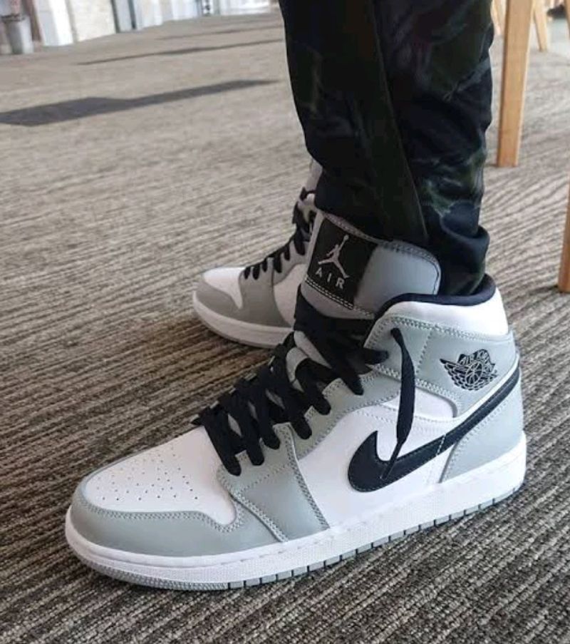 Nike Air Jordan 1 Grey Sneakers (First Copy)