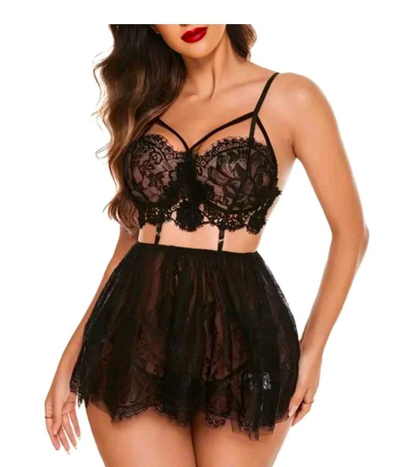 🆕Women’s Babydoll Sexy Lingerie Set For Honeymoon