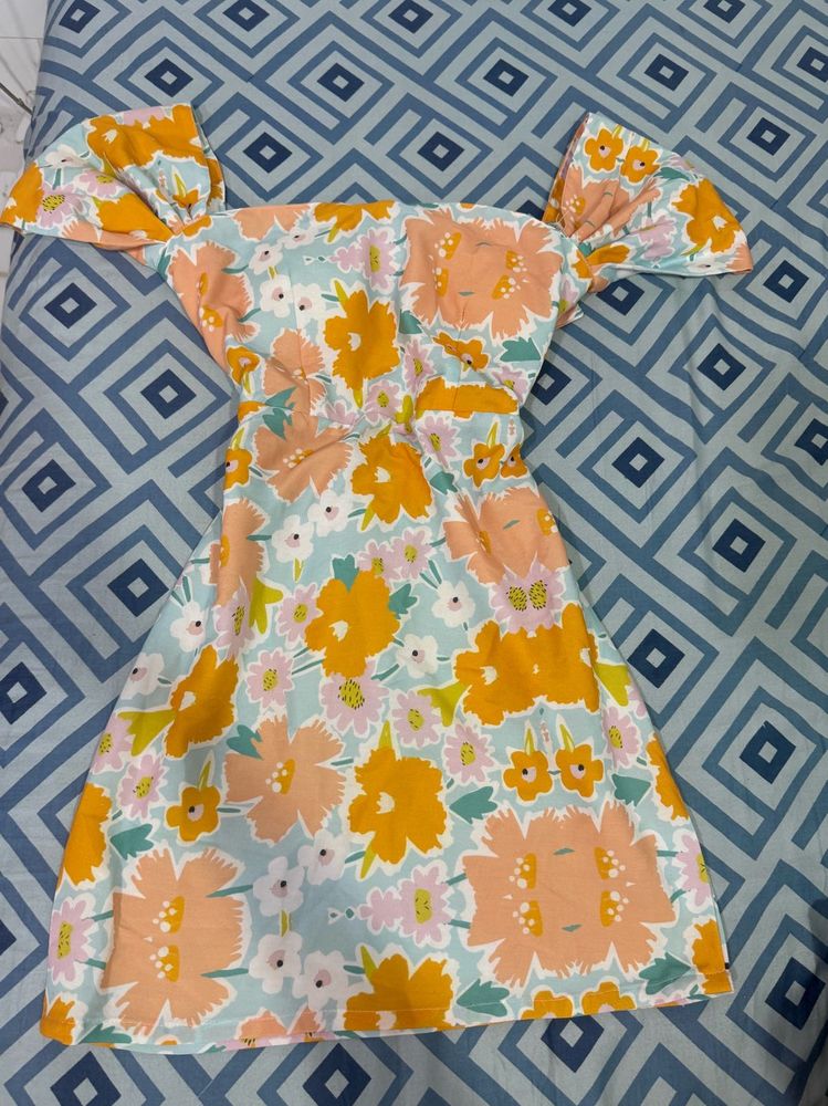 XS Floral Mini Dress