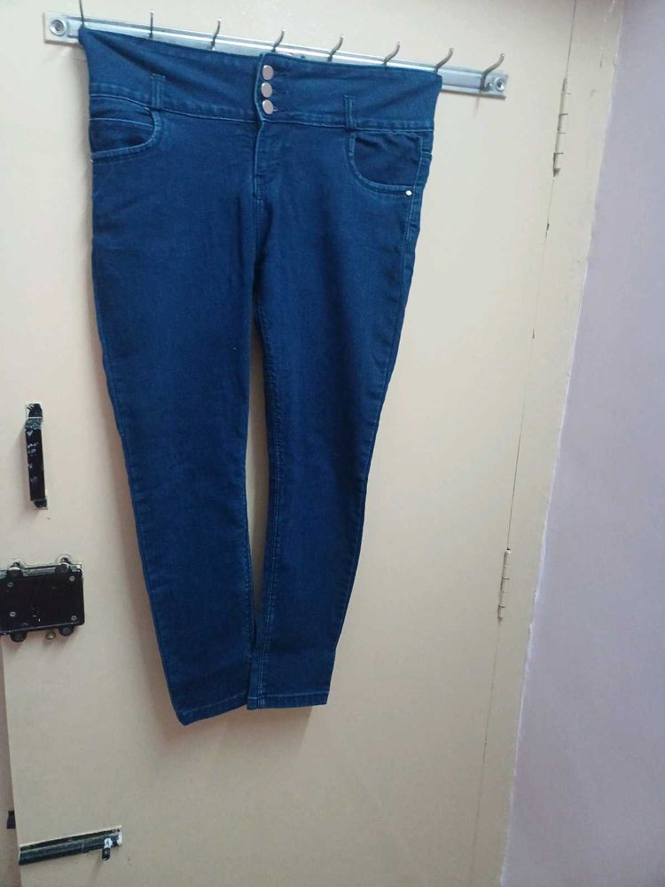 Dark Blue Denim Jeans