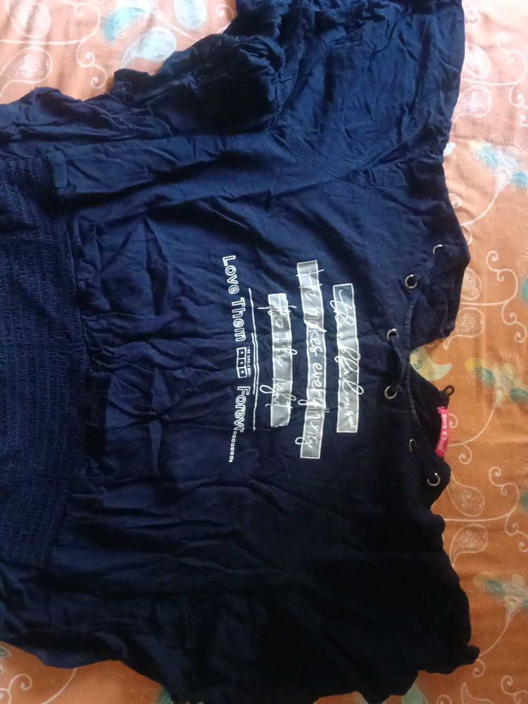 Stylish Navy Blue Top