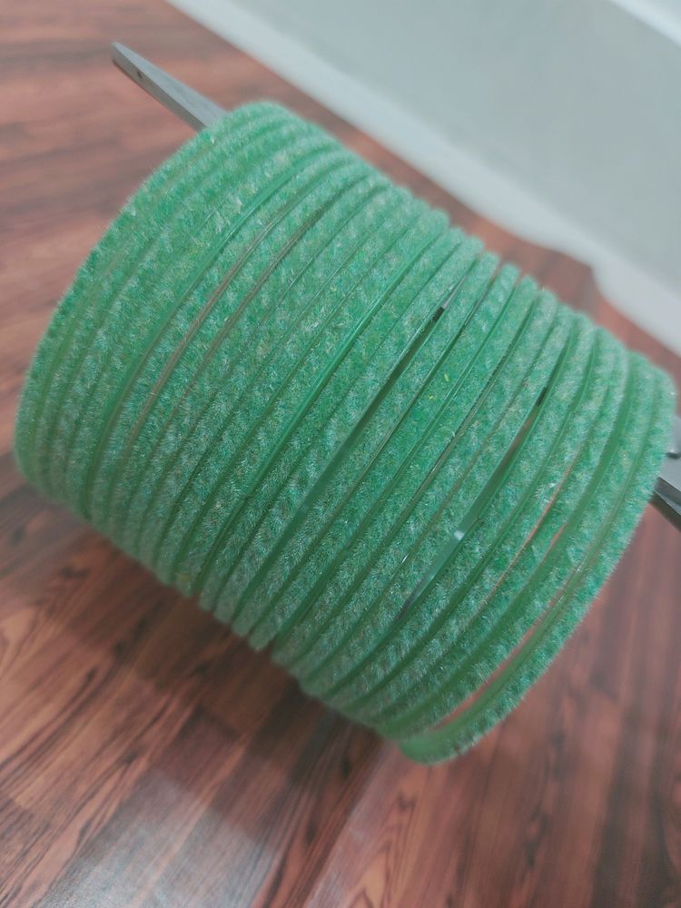 SET OF 22 Glass Velvet Bangles(2.8)