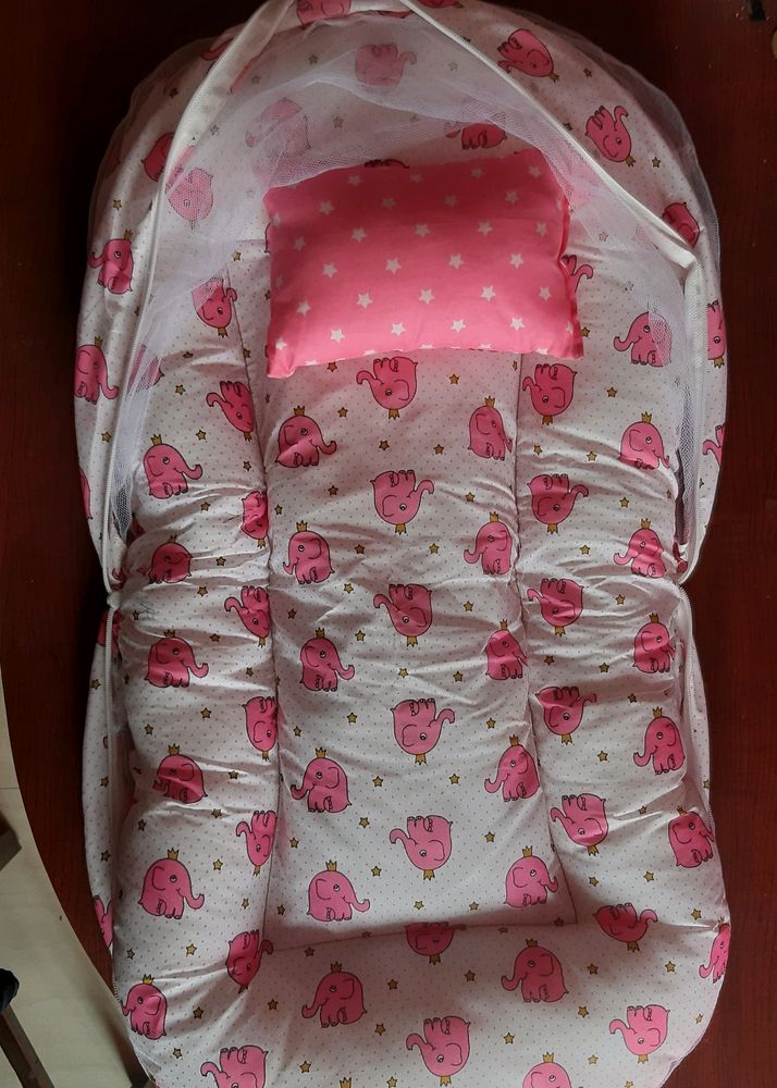 Kids Step New Born Baby Gift Pack Pink Mosquito Ne