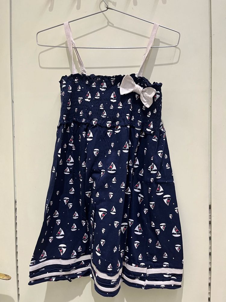 Navy Blue Casual Top