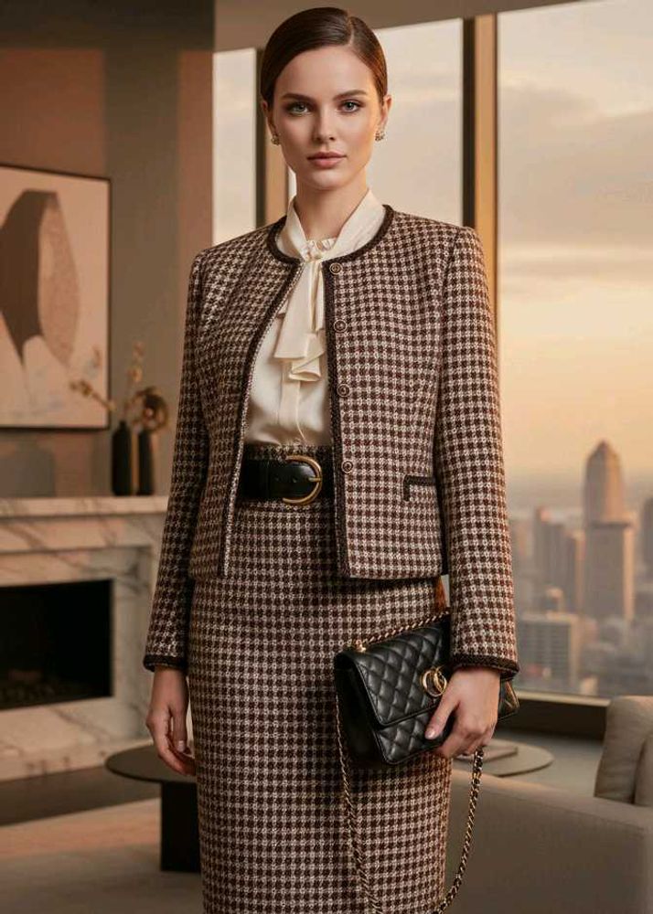 Houndstooth Coat