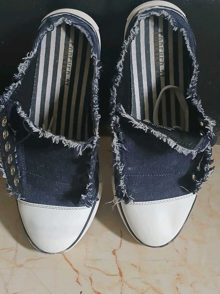 Summer Slip On Canvas For Casual Wear