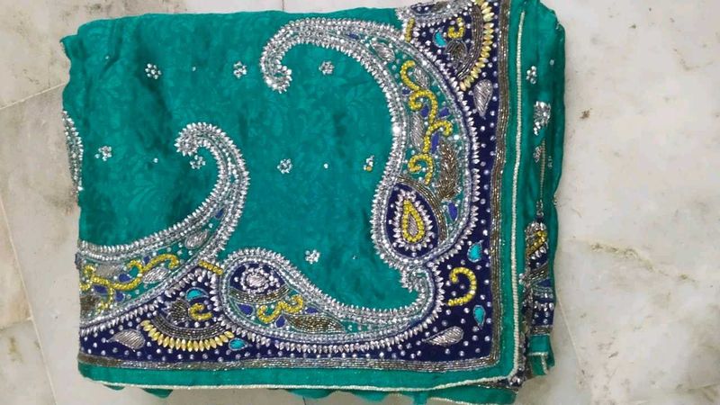 Very Heavy Work Saree