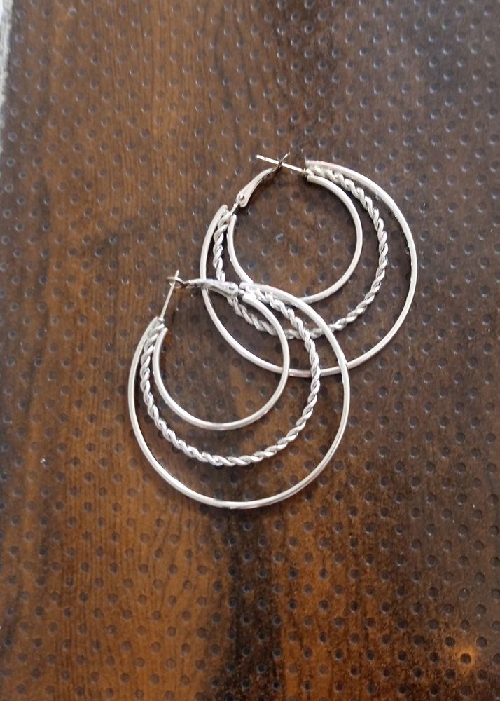 New Silver Earings