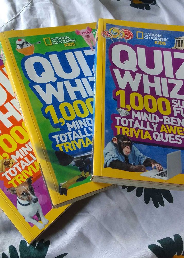 National geographic quiz books!