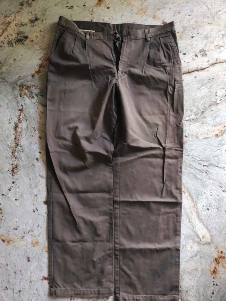 Brown Casual Pants