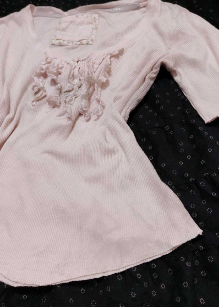 Baby Doll Chest Ruffle Top