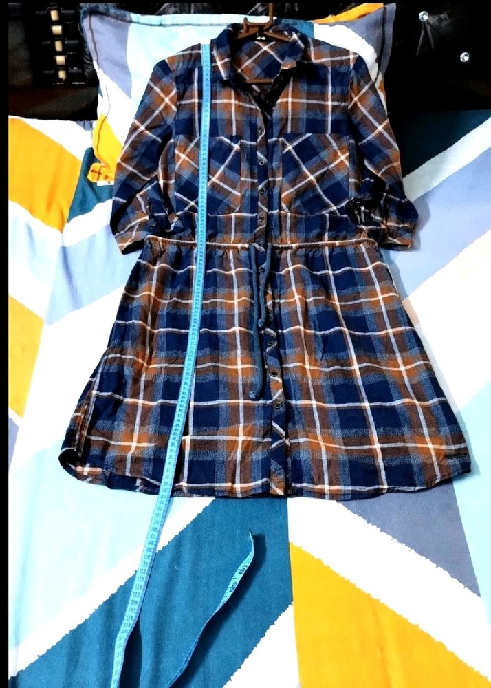 Roadster Shirt Style Tunic and Shrug