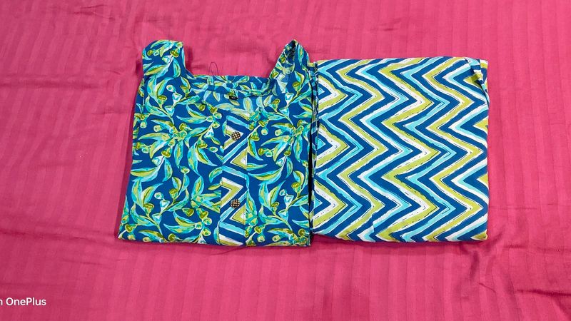 Beautiful  Cotton Kurta Pant Set