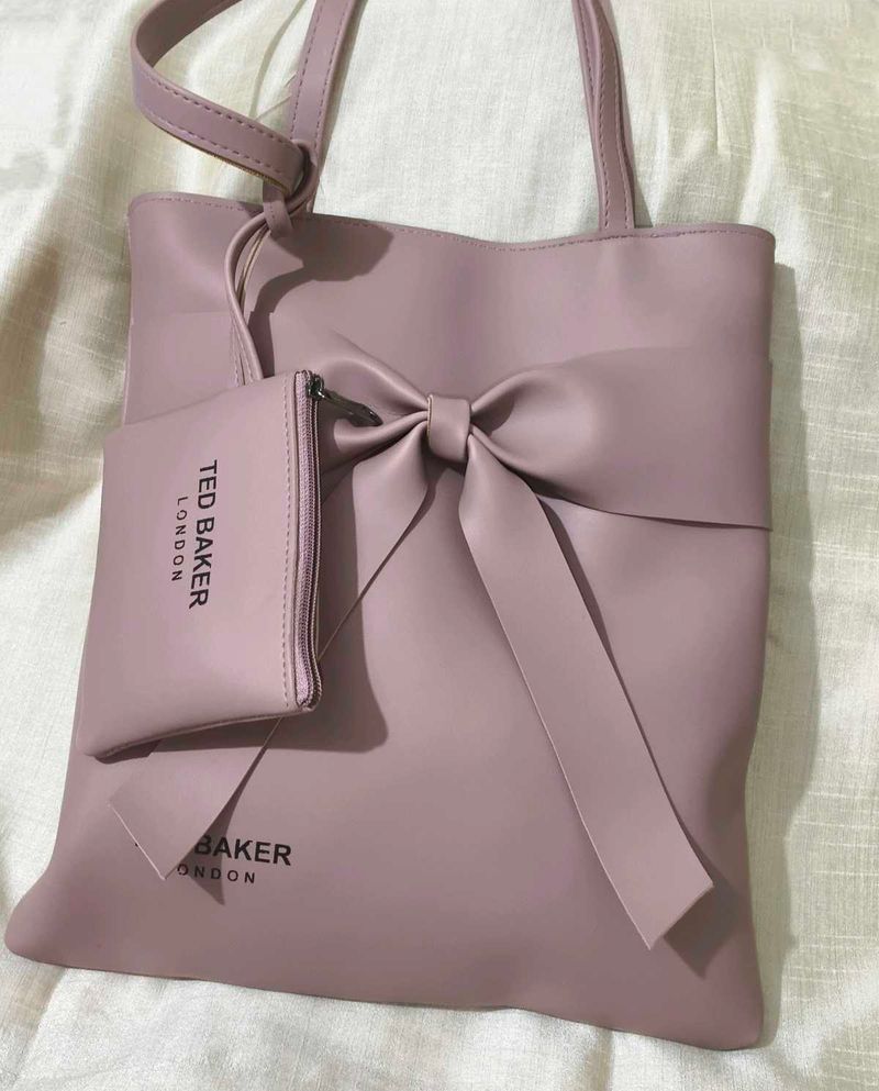 Pink Tote Bag