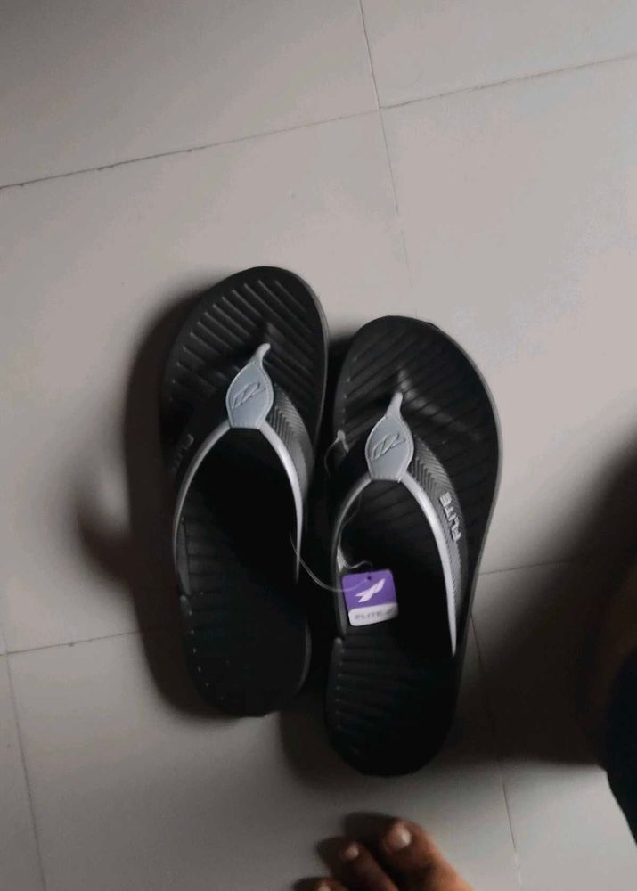 Flite Black Flip Flops