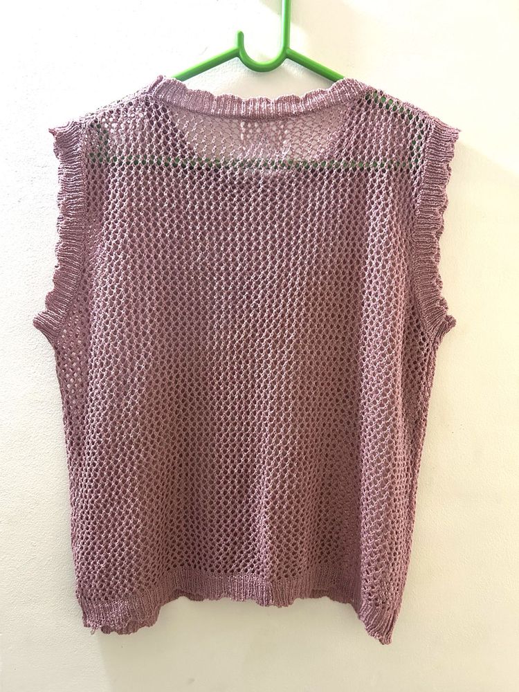 Knitted Top Overlayer For Bralets