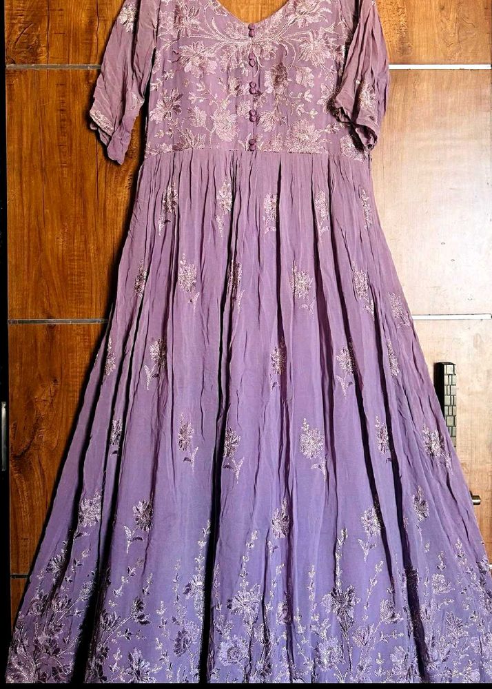Elegant Embroidered anarkali set