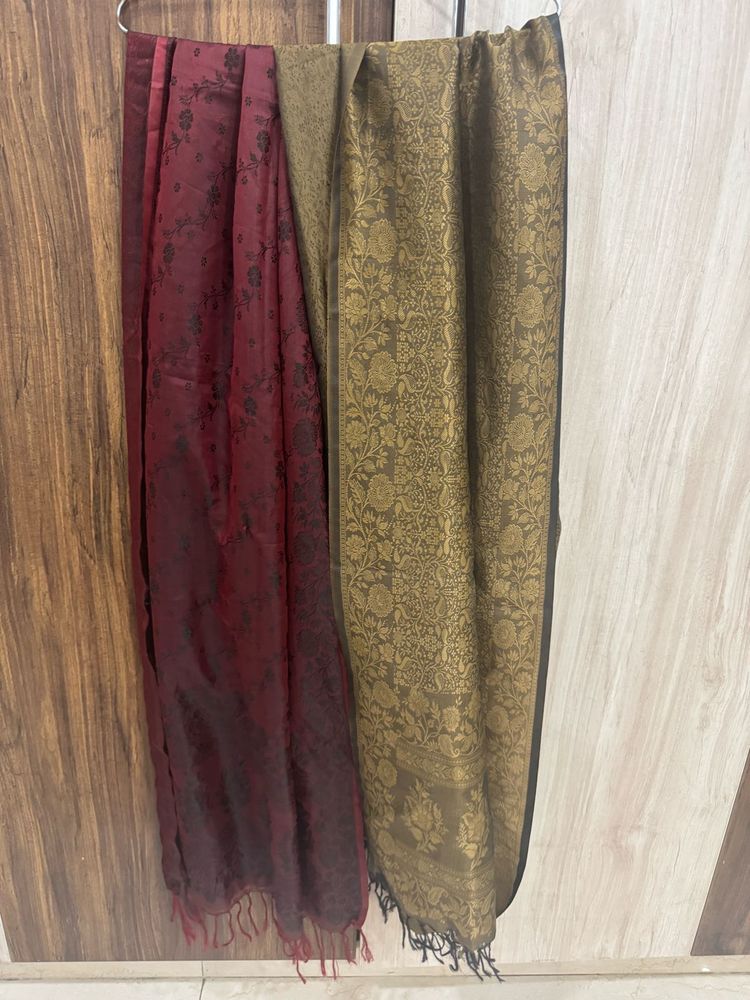 Floral Jacquard Scarf