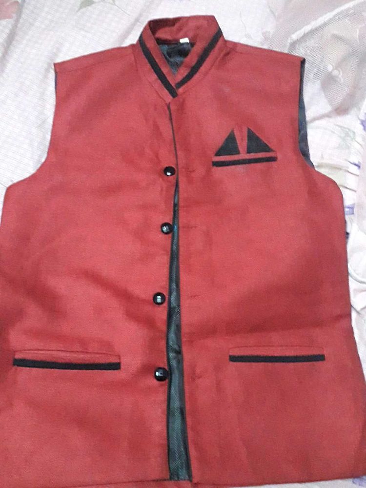Maroon Waistcoat