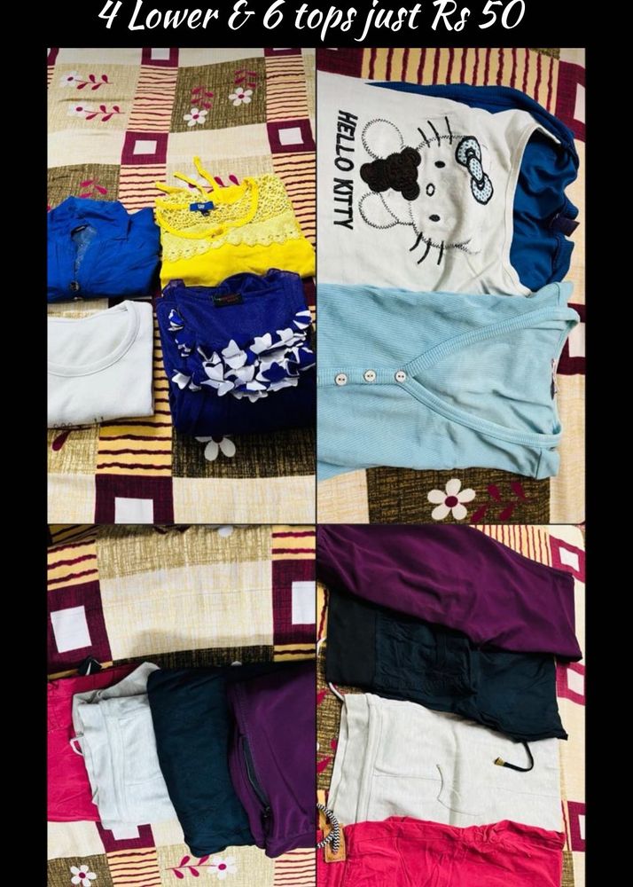 4 Lower With 6 Cute Tops