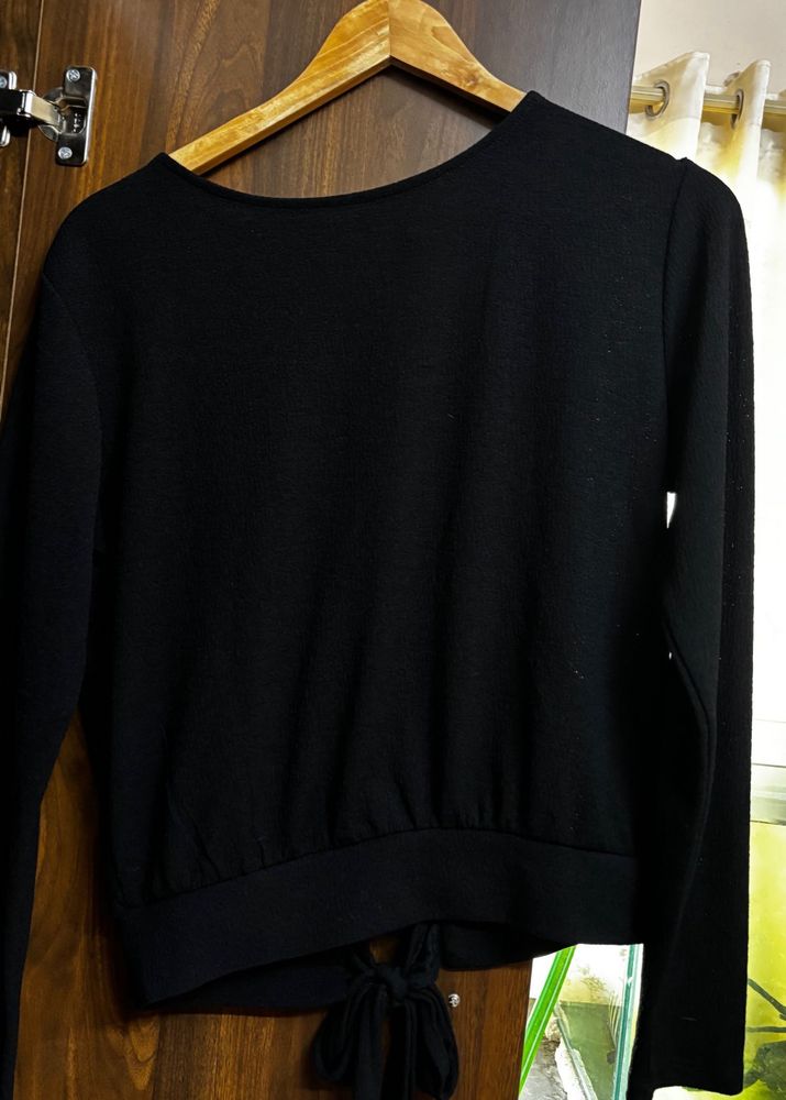 Black Long Sleeve Top