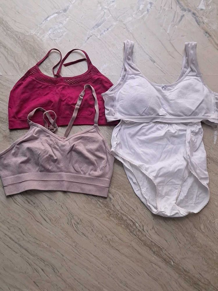 Combo  Of Four  One In Hnm Sports  Bra All Brnded
