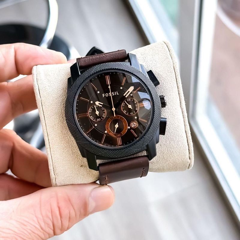 Fossil Men's Watch - Brown Leather