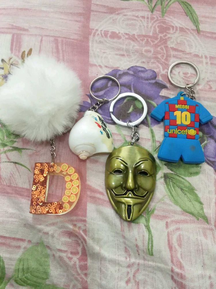 Keychain Lot Set Of 4