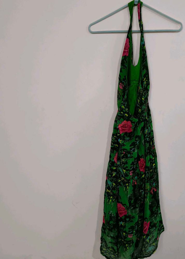 Floral Halter Dress