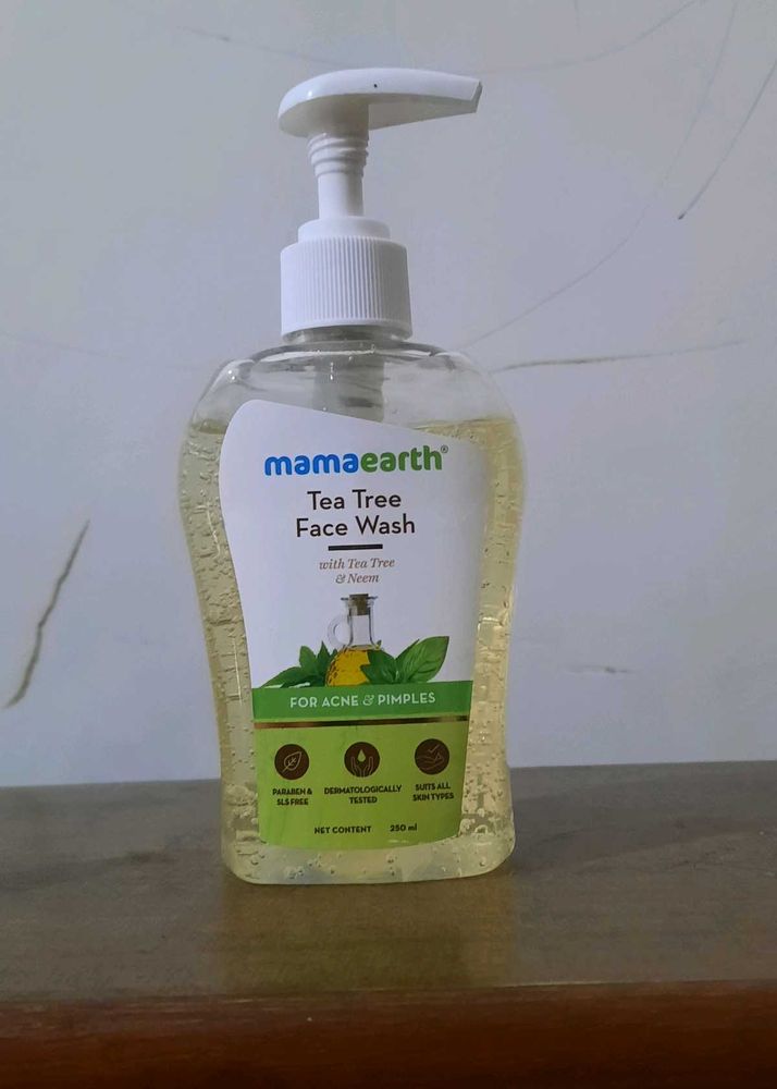 mamaearth tea tree face wash