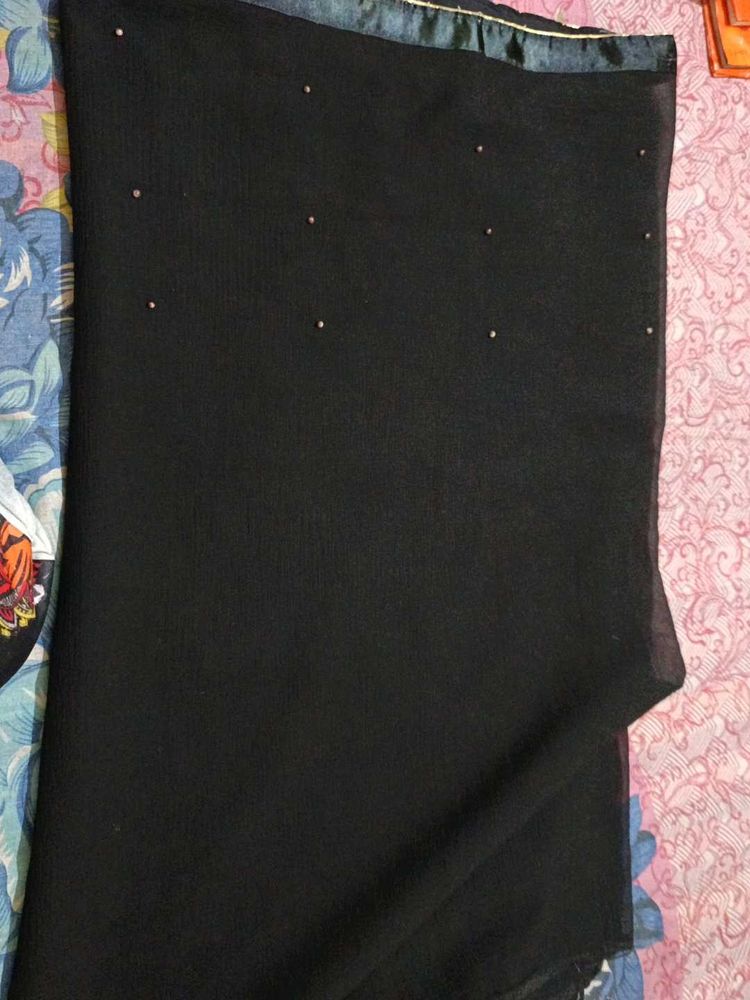 Elegant Black Saree