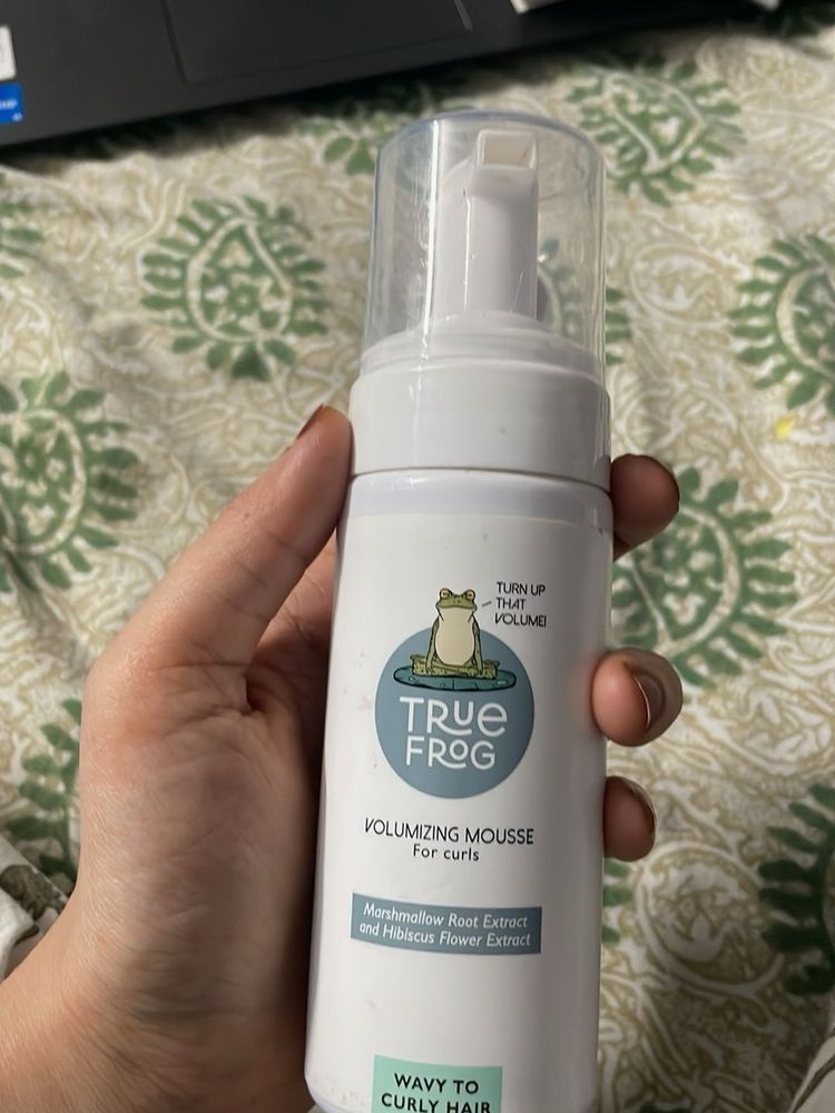 True Frog Volumizing Mousse For Curly N Wavy Hair