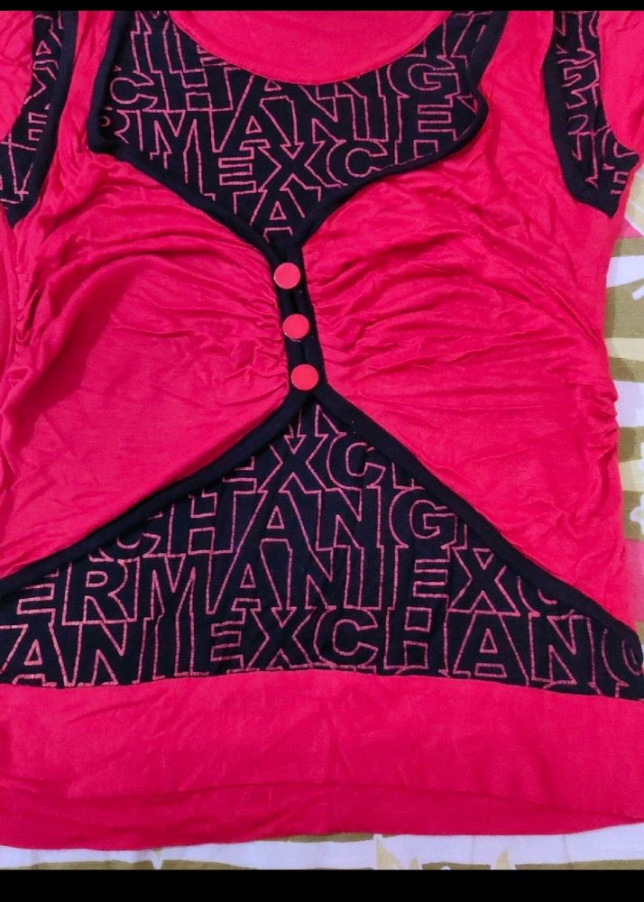 Price Drop Red Top For Girls