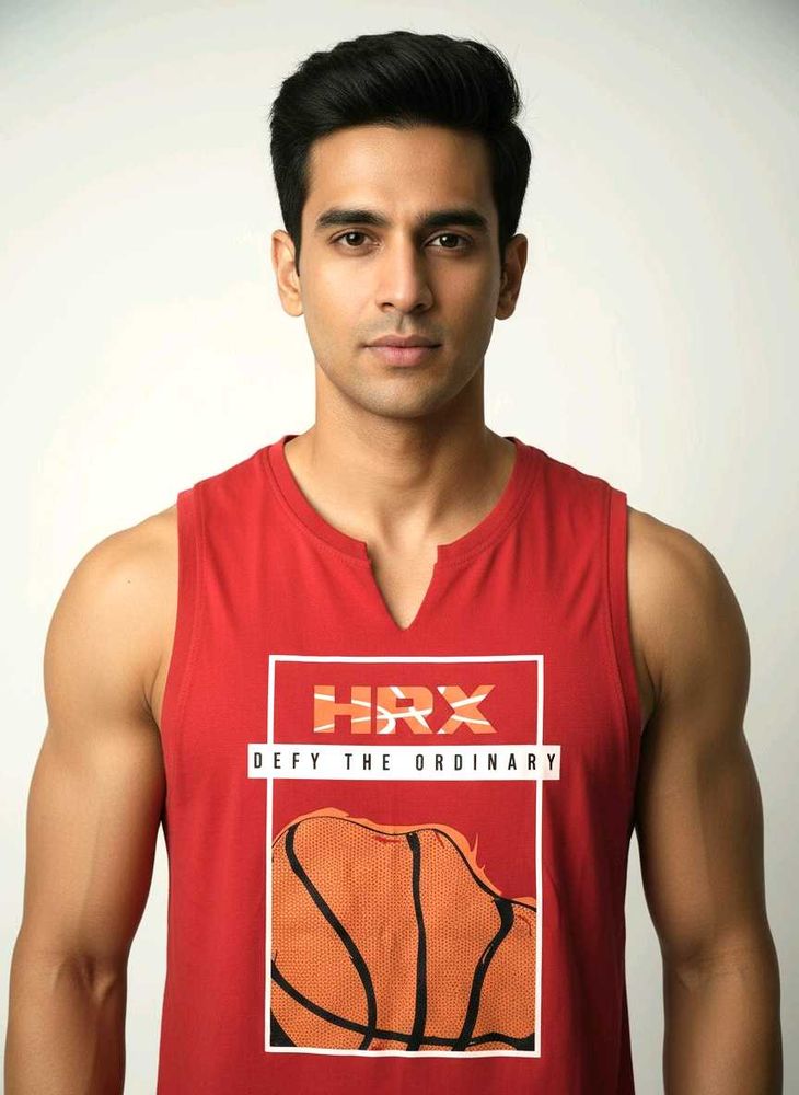 Red HRX Graphic Tank