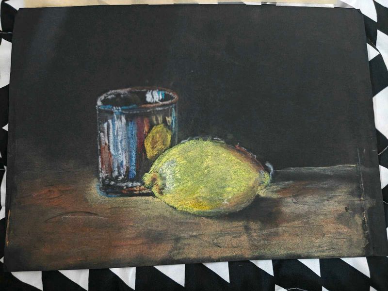 Pastel art sketches: Still Life Drawing