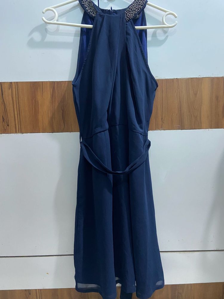 FabAlley Halter Neck A-line Dress