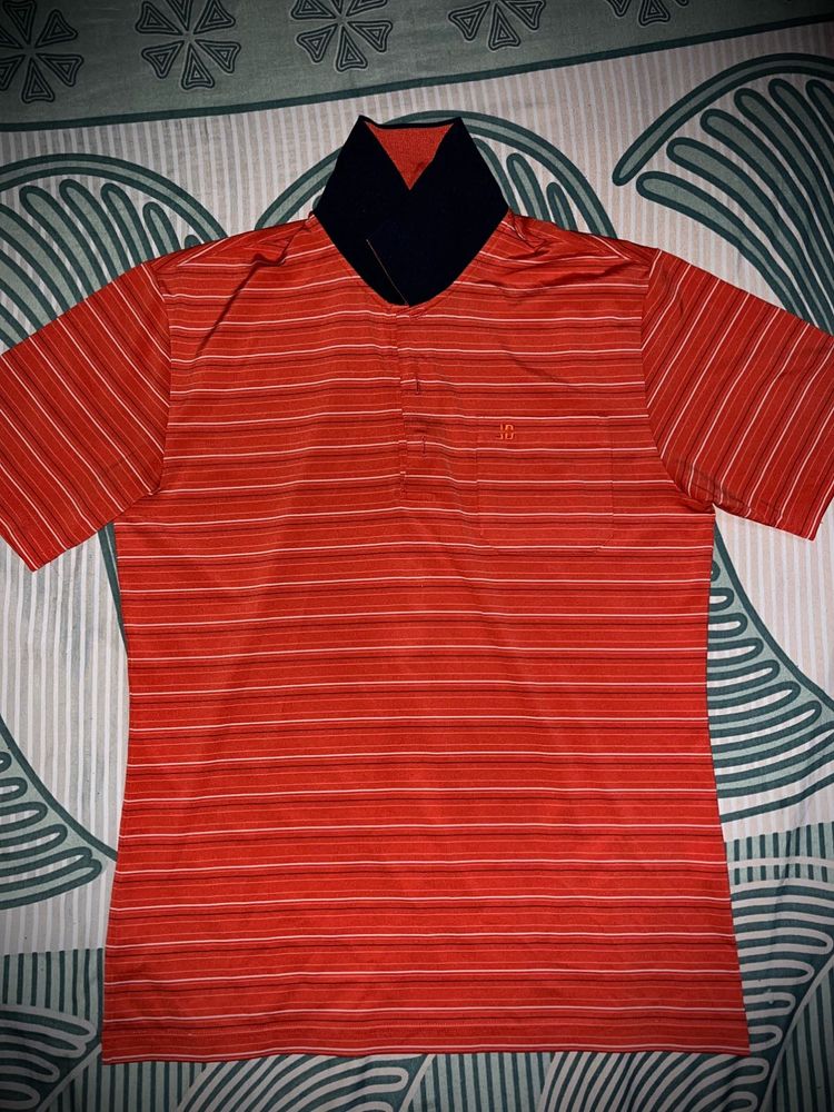 Striped Orange Shirt