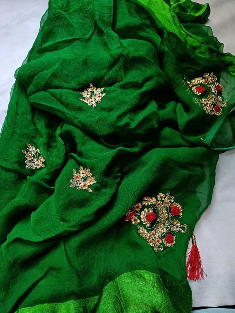 Green Saree