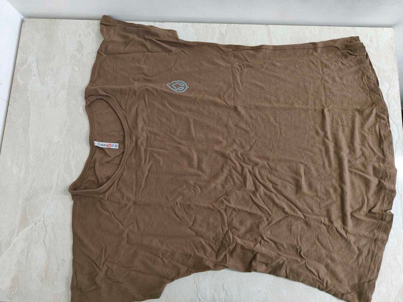Brown LazyPants Tank Top