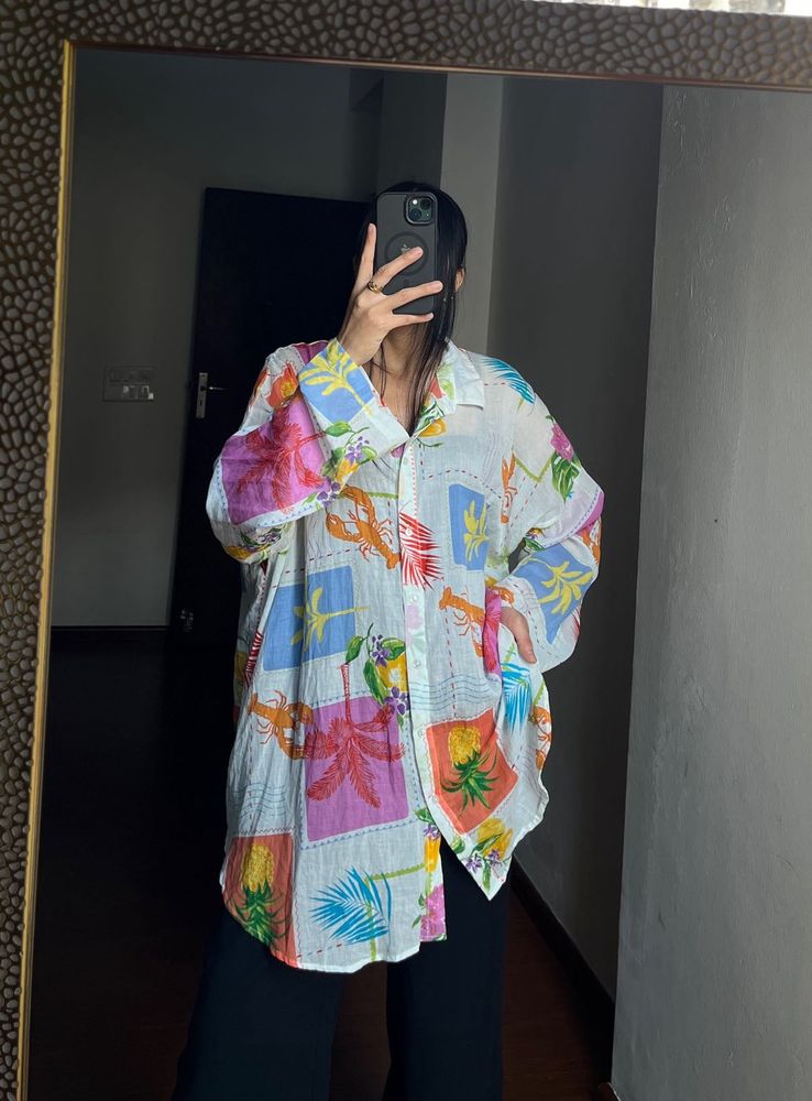PRIMARK Cotton LINEN Shirt